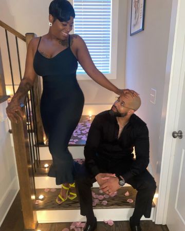 Fantasia Barrino and her husband, Kendall Taylor. 